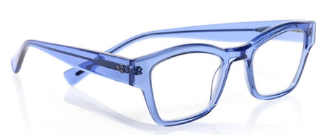Jail Bait (Style 2310) Readers in Blue Crystal Front and Temples (Color 10)